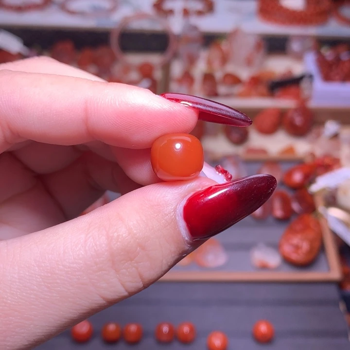 南红玛瑙合金珠宝半成品老型4