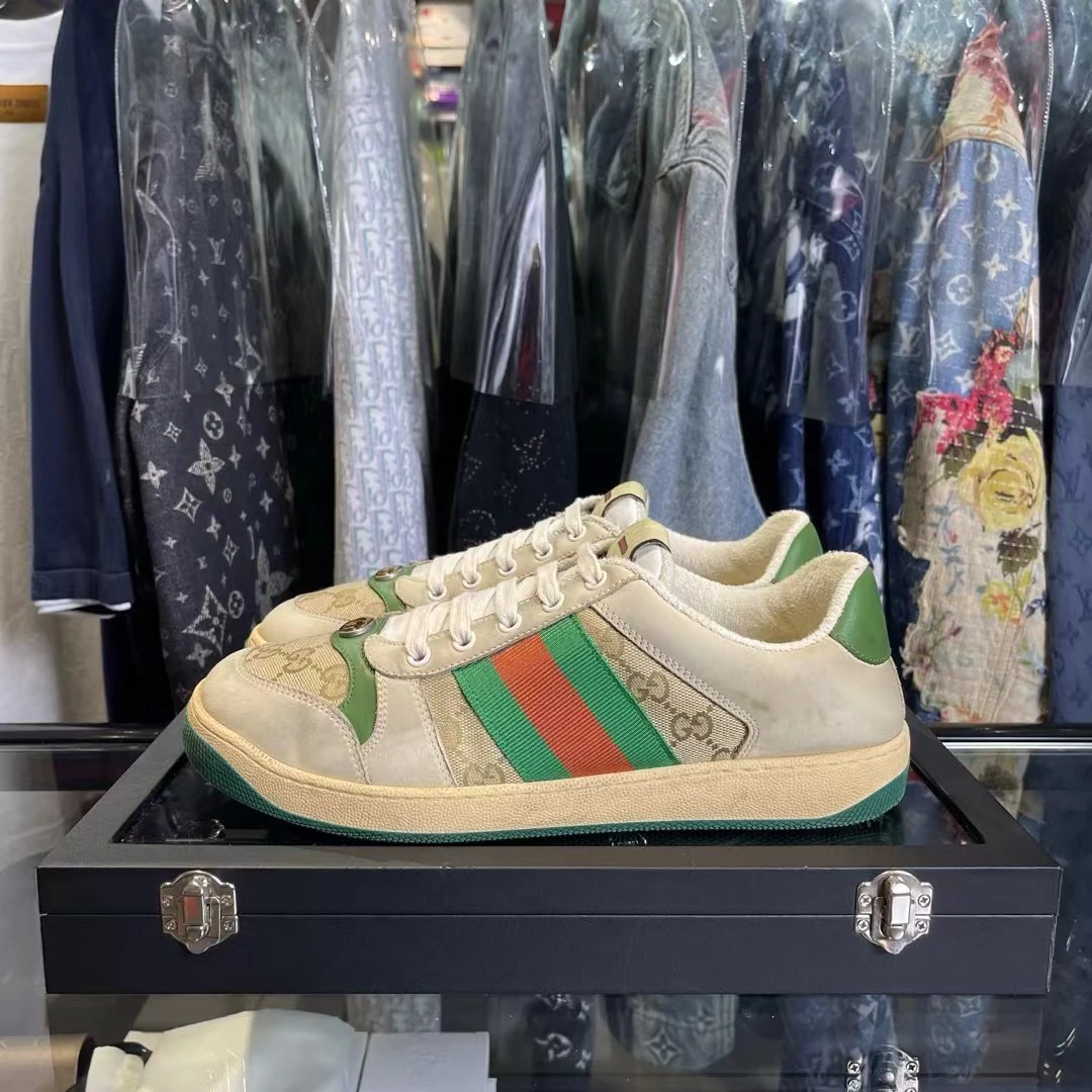 99新 GUCCI/古驰 脏脏鞋/7码/已鉴定洗护/无盒/