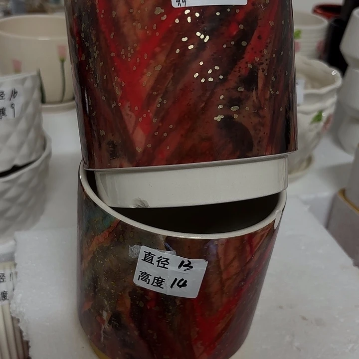 摆件陶瓷多肉花盆