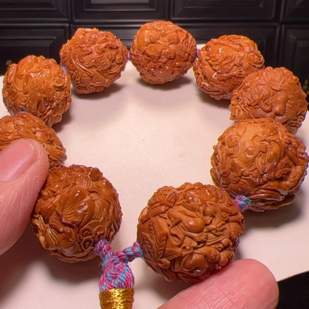 小***木橄榄核手串108罗汉拜万佛