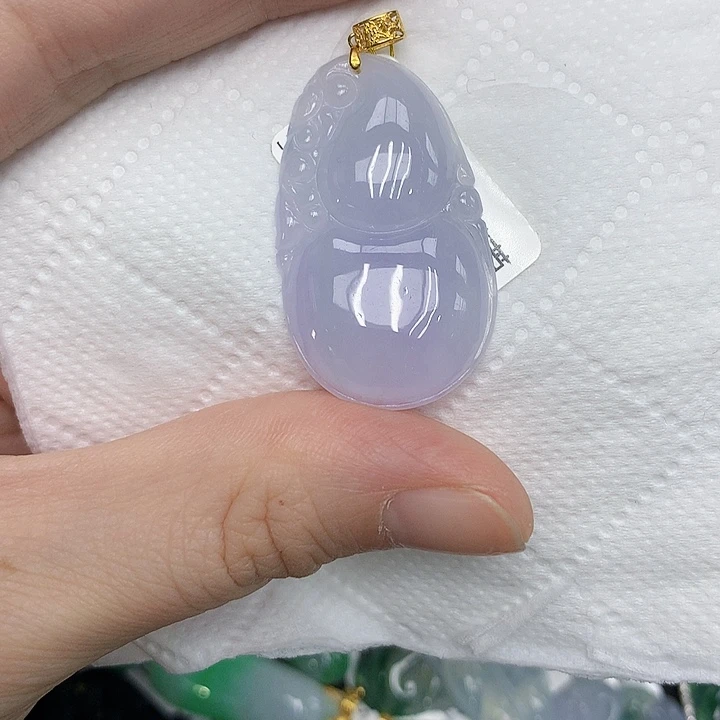 颈饰18K金镶嵌翡翠12345567888