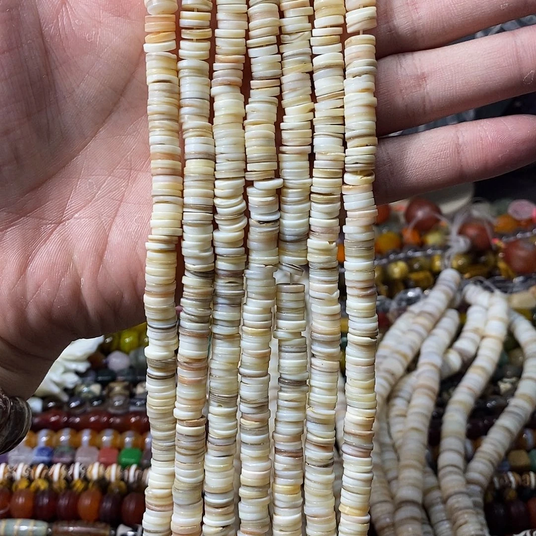 石英质玉未镶嵌，天然贝直切隔片8mm，