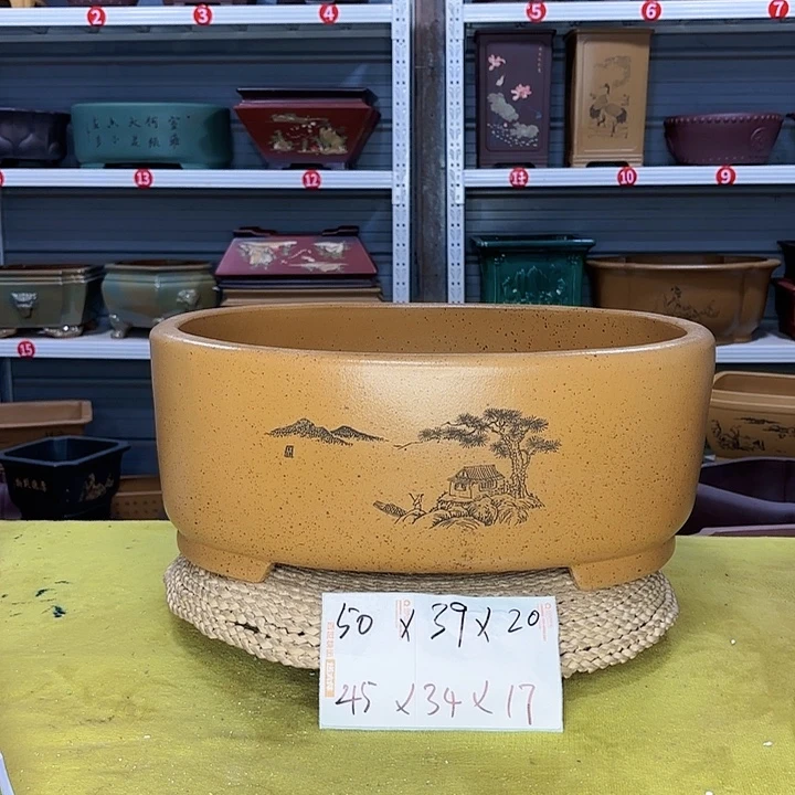 紫砂花盆宜兴紫砂厂