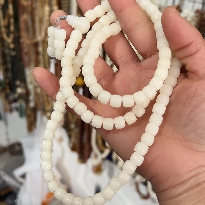 吊坠白玉菩提7×8直切