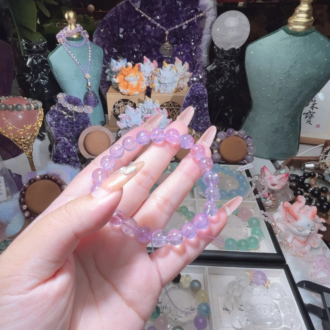 水晶手链银S925镶嵌水晶