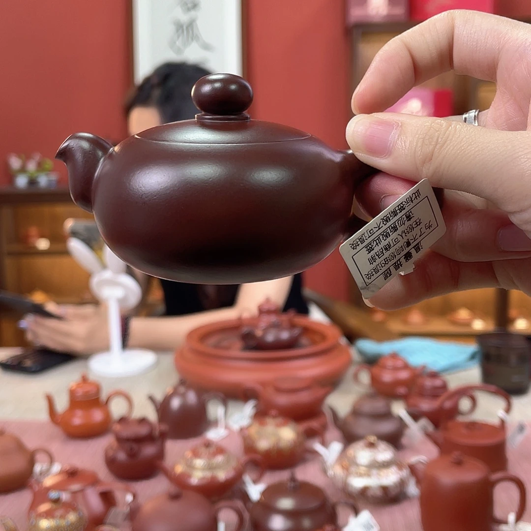 ****H茶壶紫砂全手工潮州手拉壶