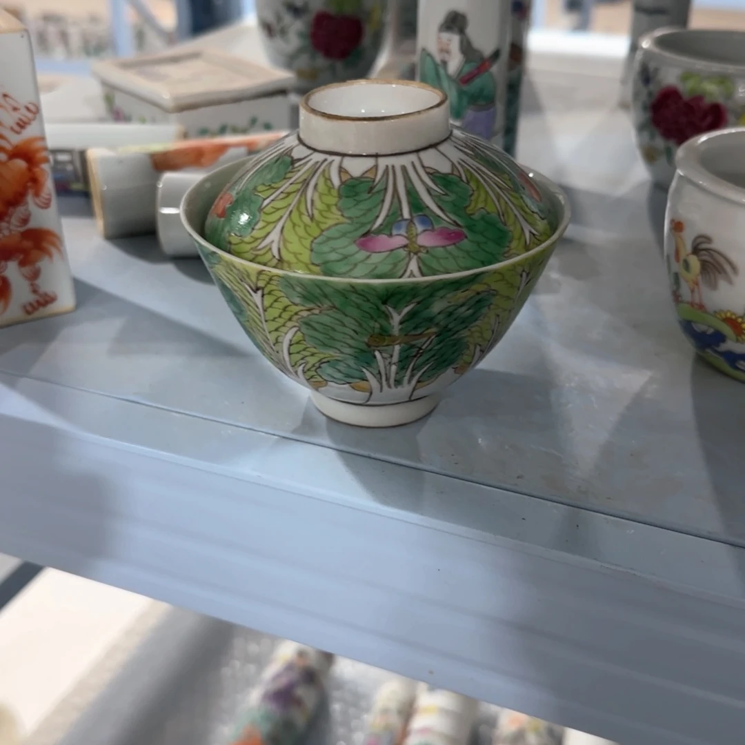 瓷片摆件手绘瓷器全部处理