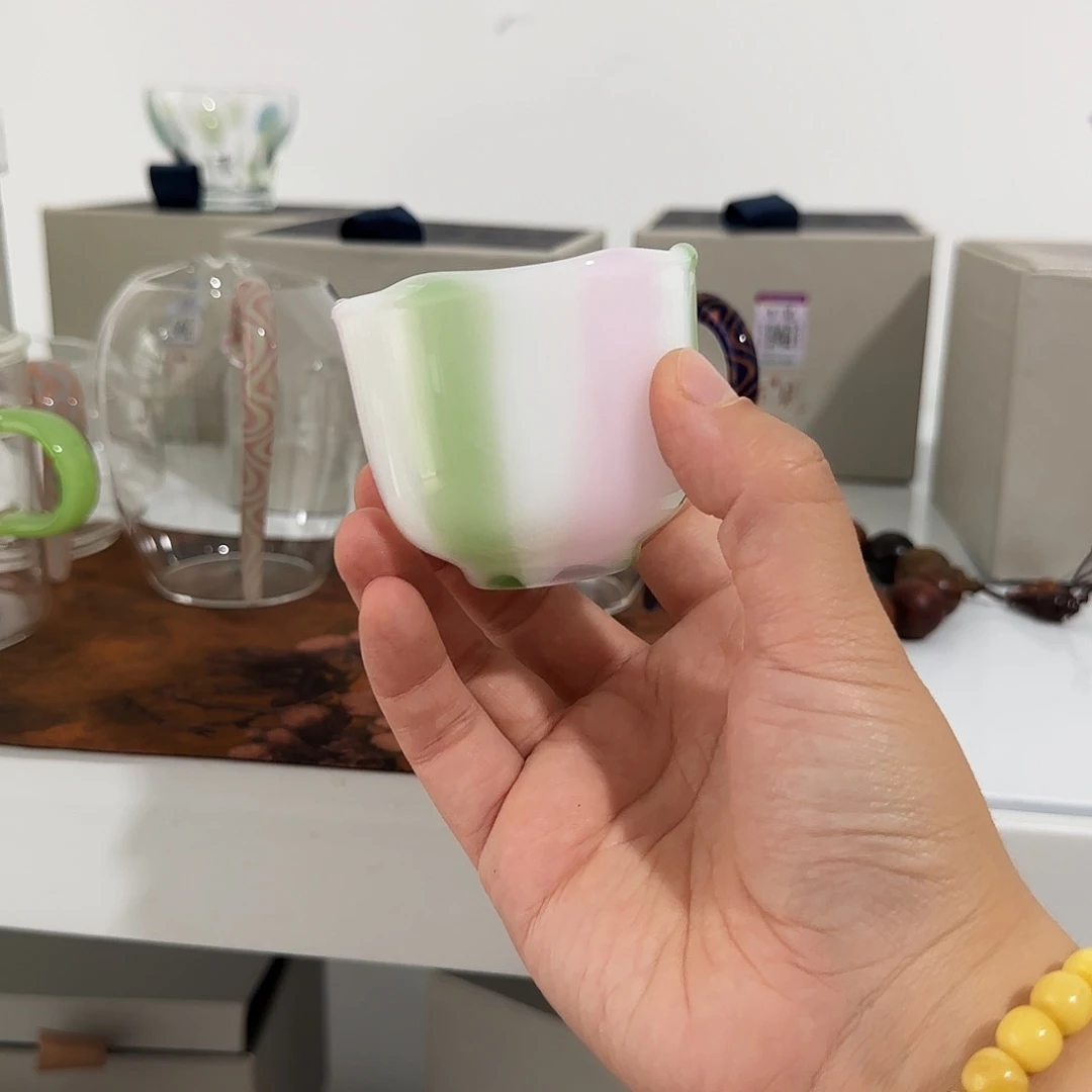 玉冰清高硼硅玻璃小品杯