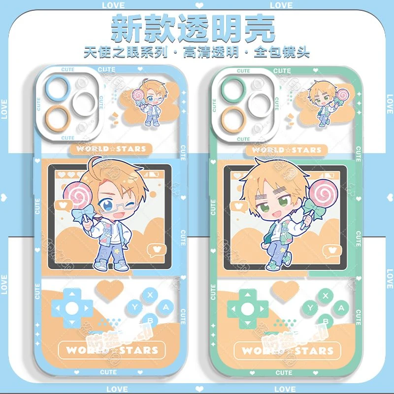 阿尔亚瑟王耀黑塔利亚APH棒棒糖手机壳适用于VIVO一加IQOO荣耀X50