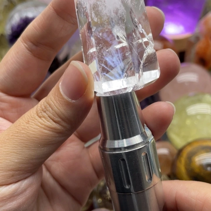 未镶嵌水晶珠宝半成品41蓝针爆彩