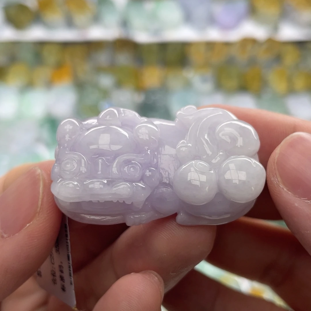 翡翠未镶嵌颈饰貔貅4