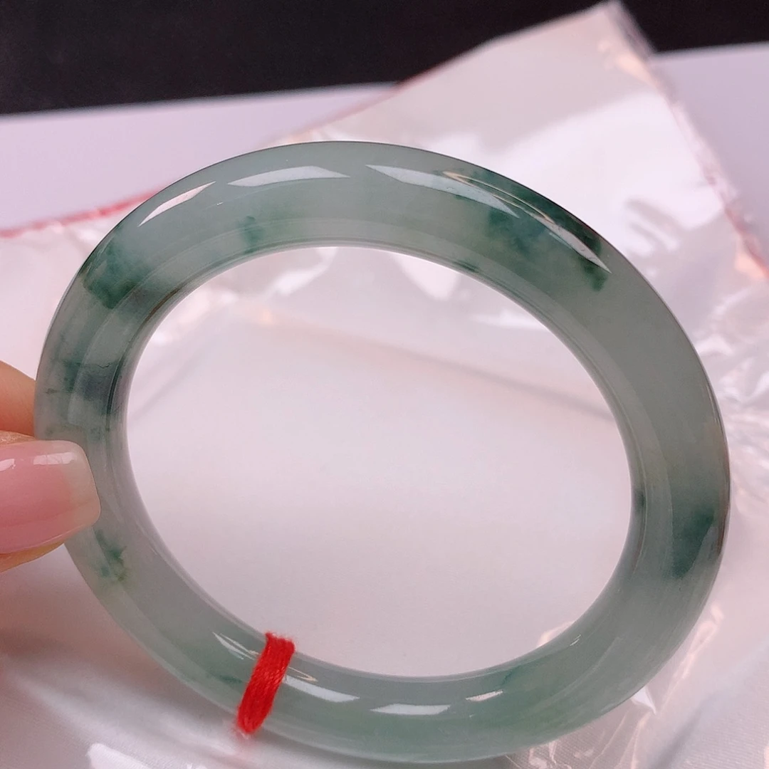 【闪购商品】未镶嵌手镯翡翠55圆条手镯