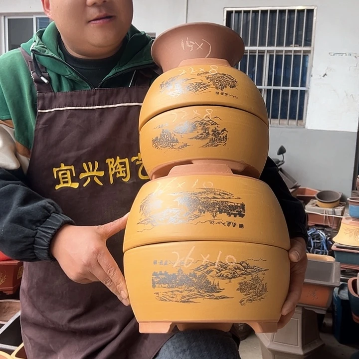 紫砂花盆不好意思我没收到