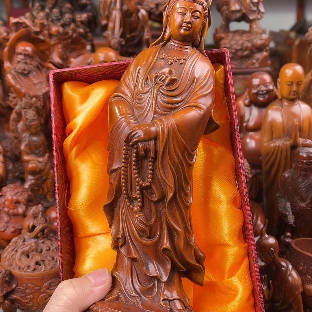 黄杨木黄杨木雕刻高度26厘米