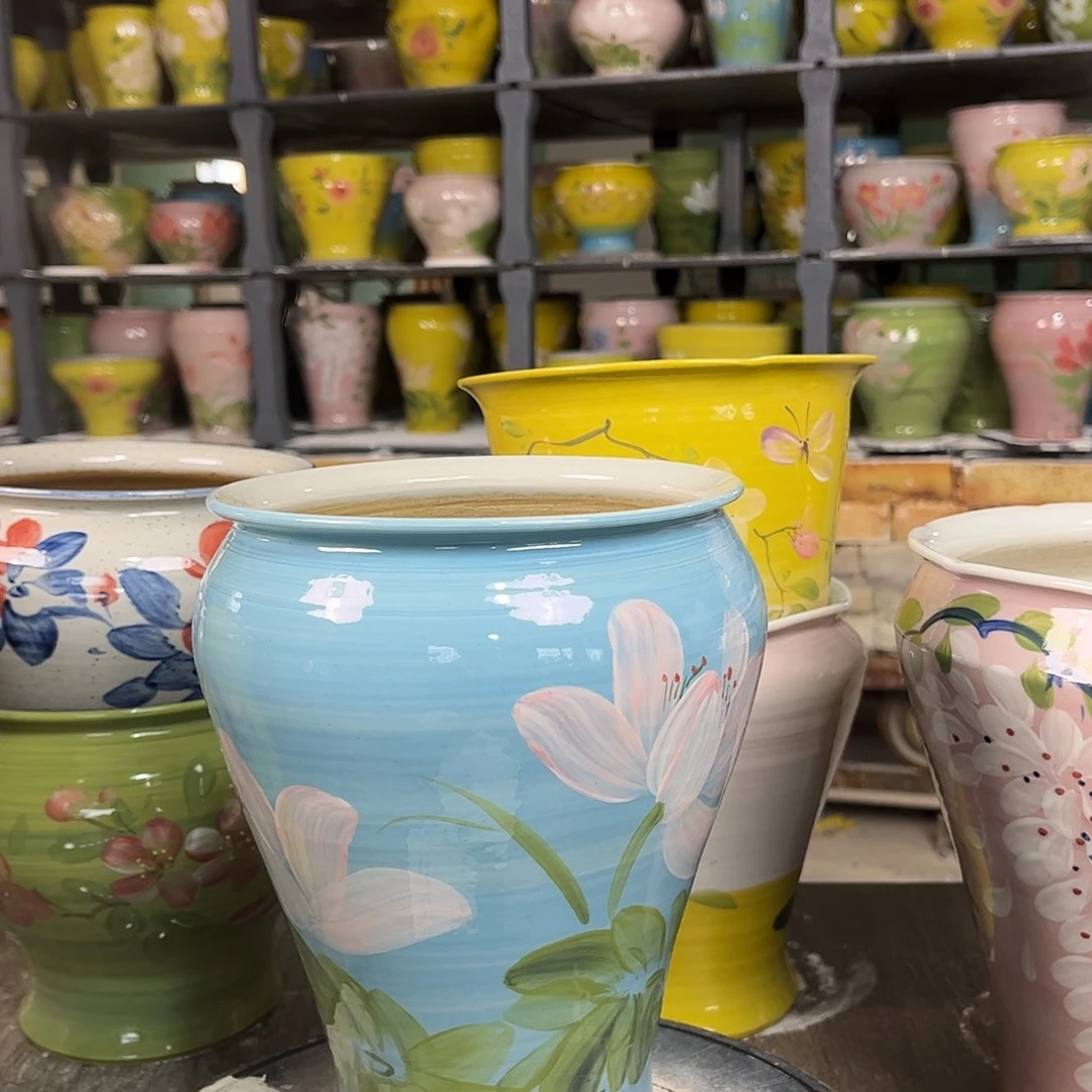 景德镇陶瓷花盆花盆