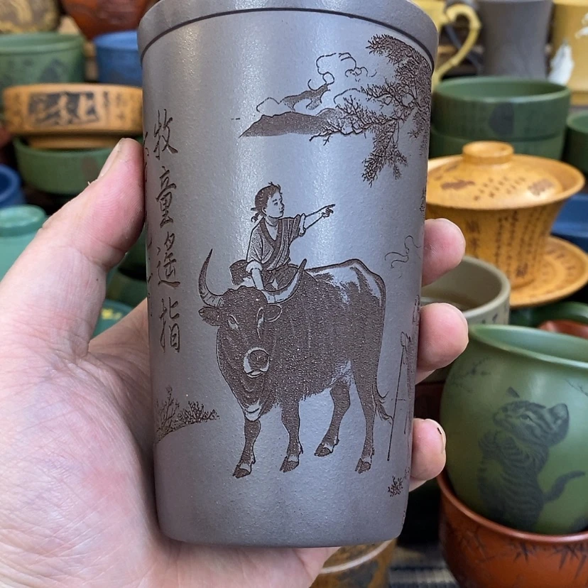 【闪购商品】紫砂杯子宜兴全手工紫砂杯