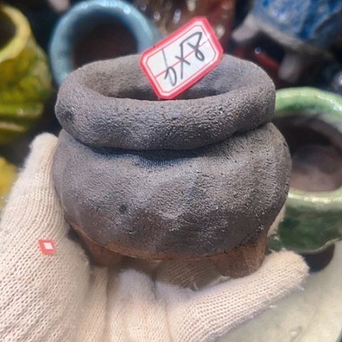 粗陶花盆手工花盆制作