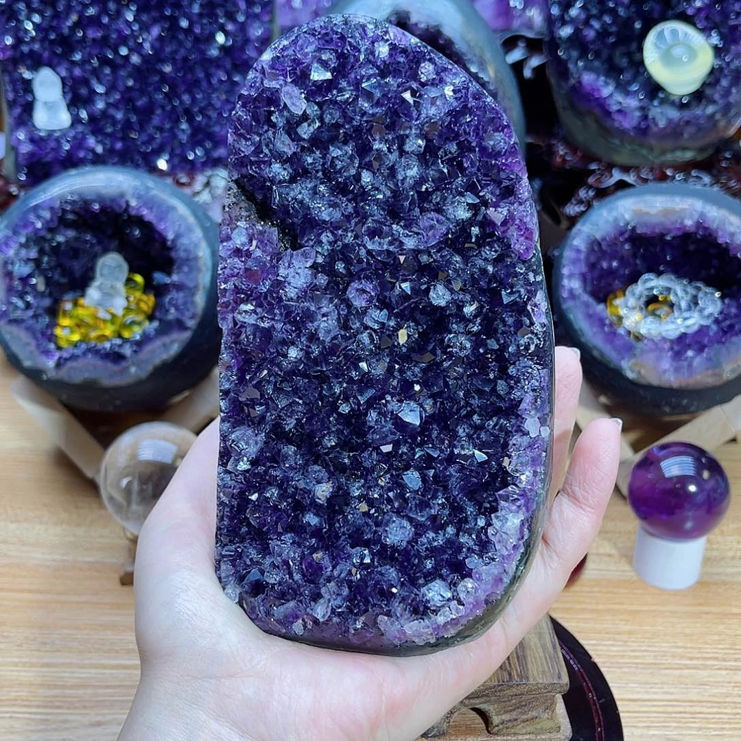 未镶嵌大型摆件（非配饰）紫晶