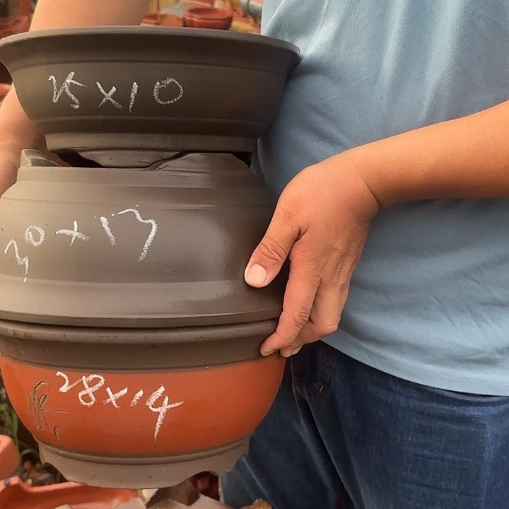 紫砂花盆盆景盆盆