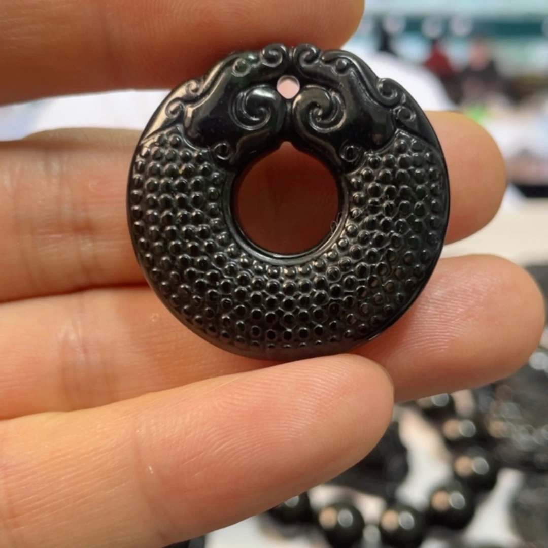 【闪购商品】翡翠吊坠(不含链)未镶嵌龙扣