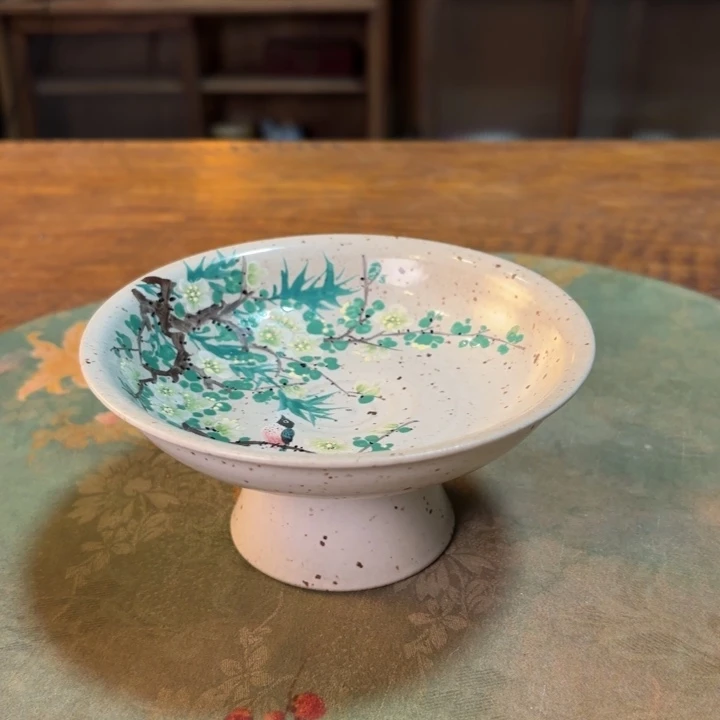 柴烧纯手工手绘陶瓷