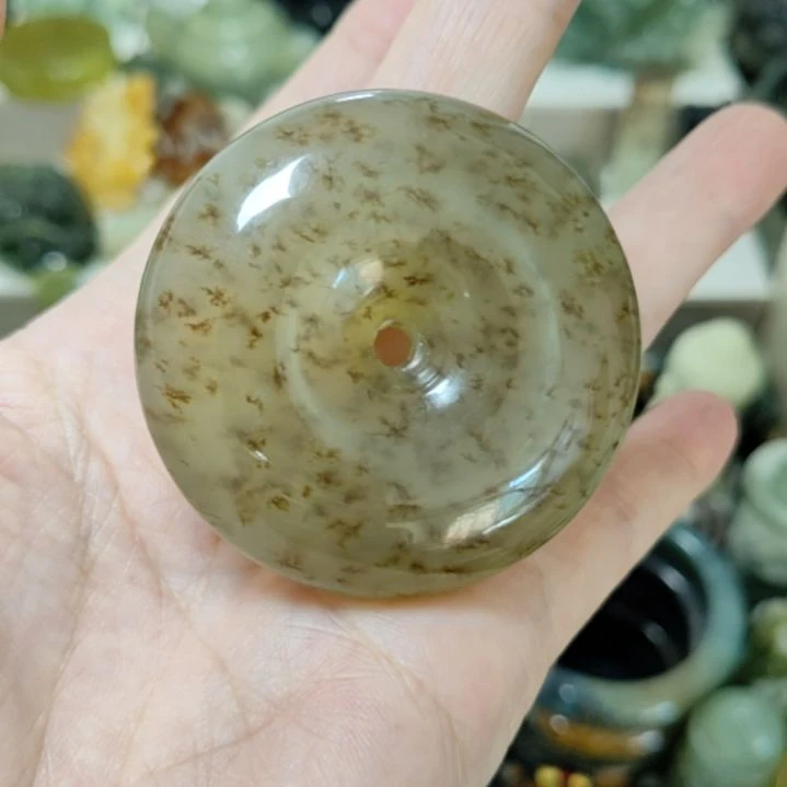 未镶嵌岫玉平安扣