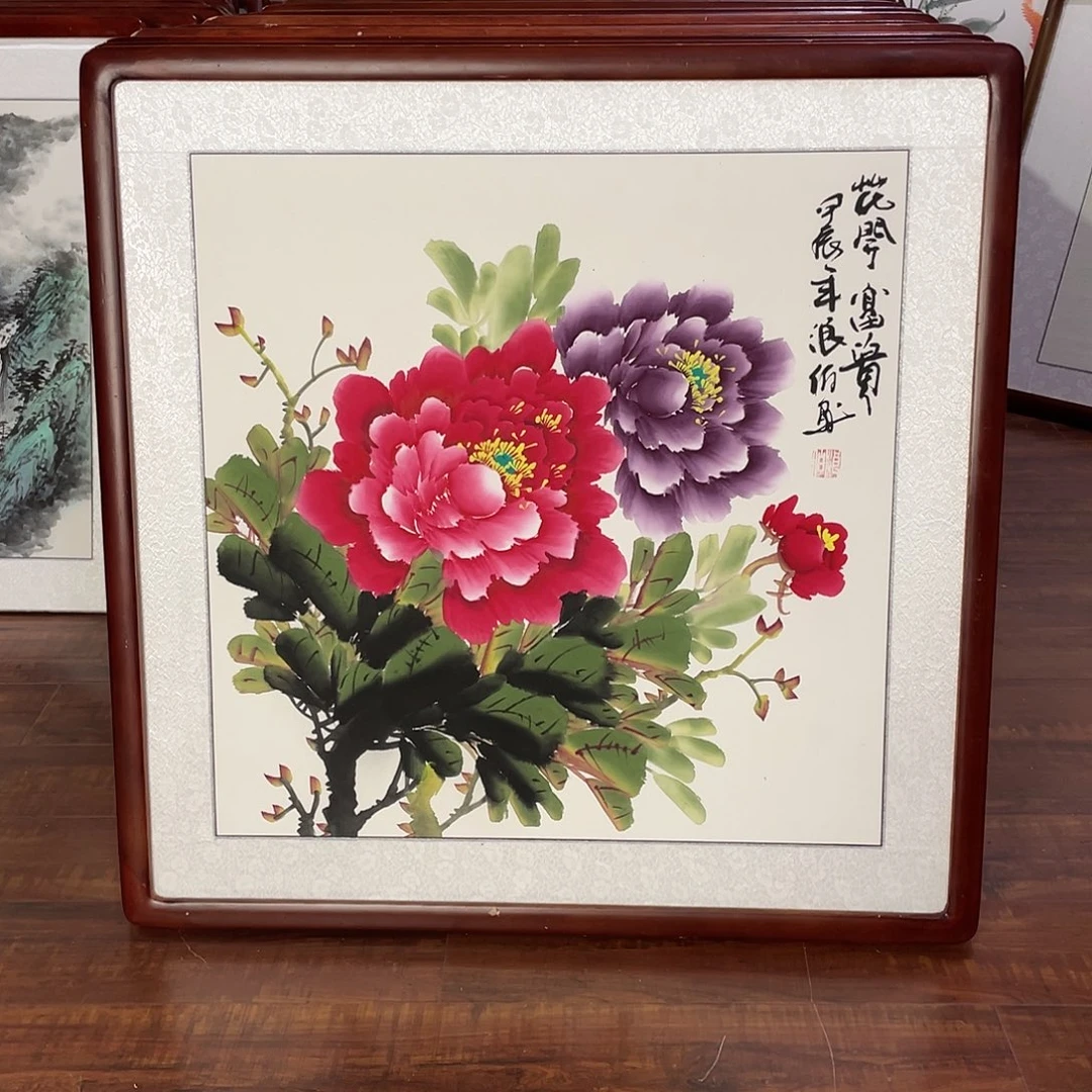国画带框尺寸63*63厘米