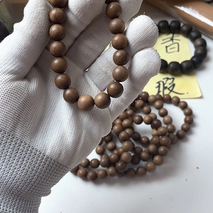 檀香木无事牌檀香木1.0/19单圈微暇