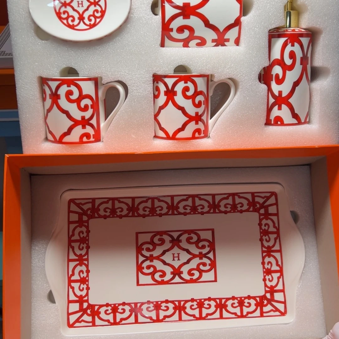 欧美陶瓷餐具摆件