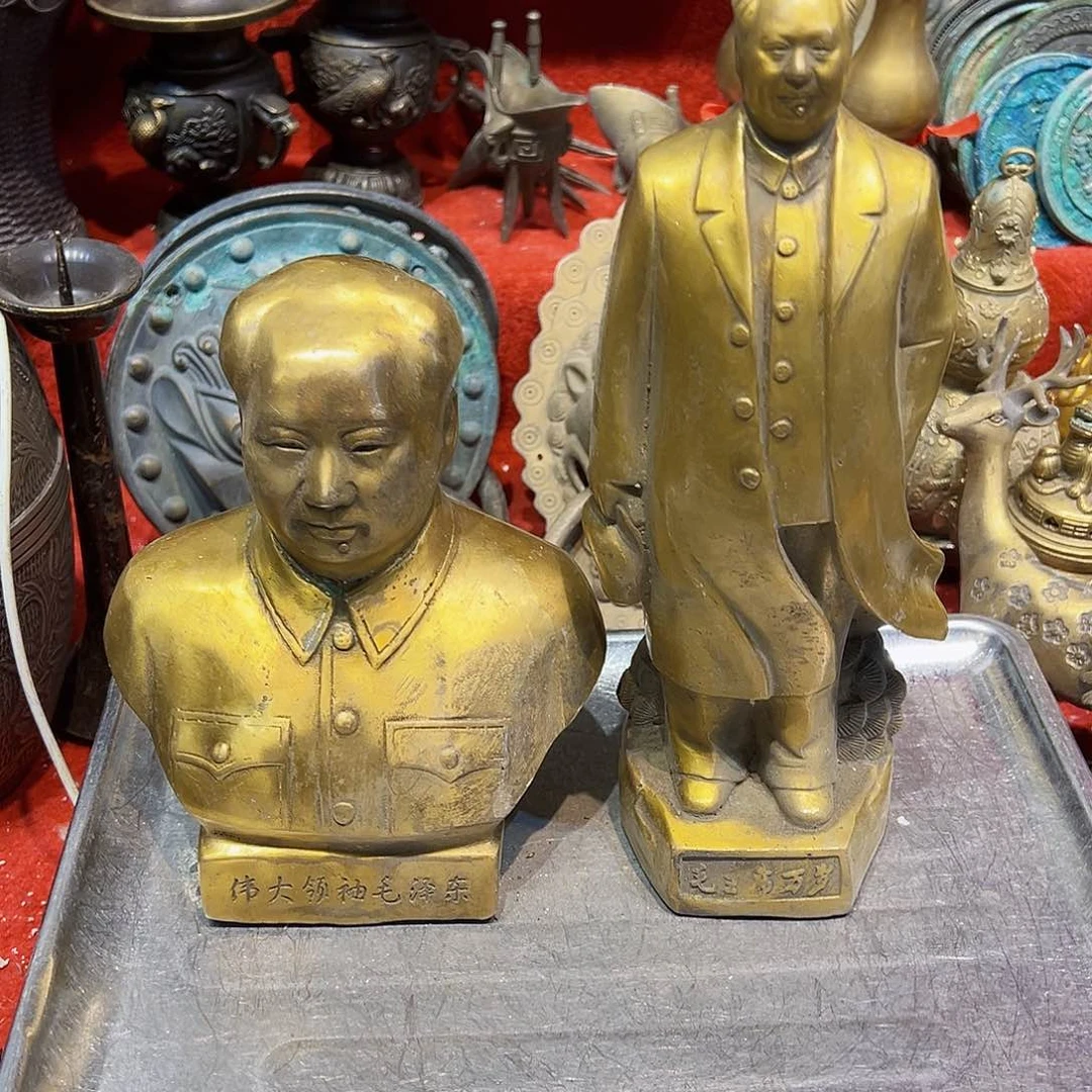 继**化黄铜摆件，文房摆件