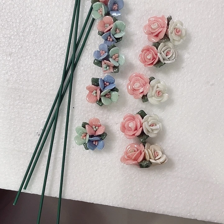 瓷片德化工厂陶瓷手工捏花