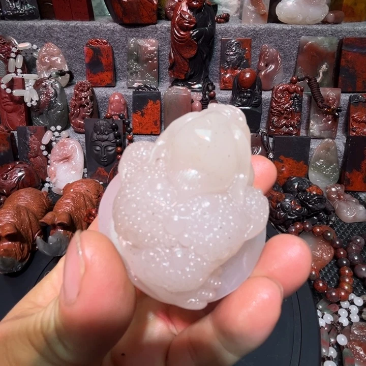 石英质玉摆件未镶嵌