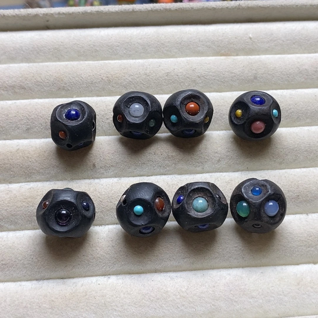 颈饰琉璃星空镶嵌珠子一颗