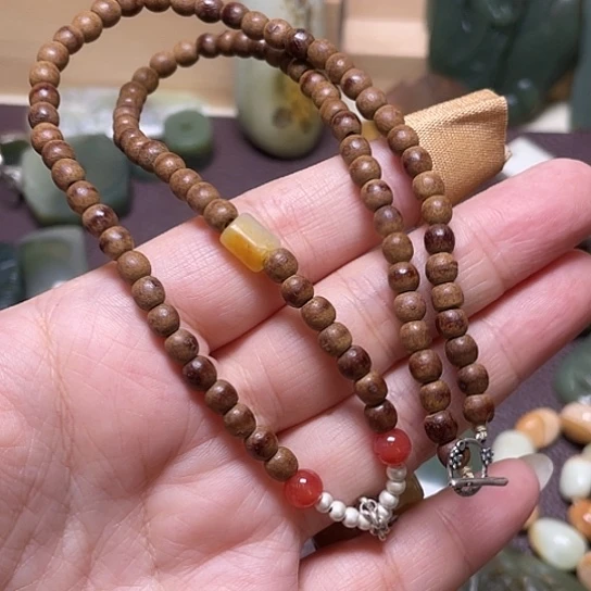 盼***望岫岩老玉（透闪石质玉）未镶嵌耳饰