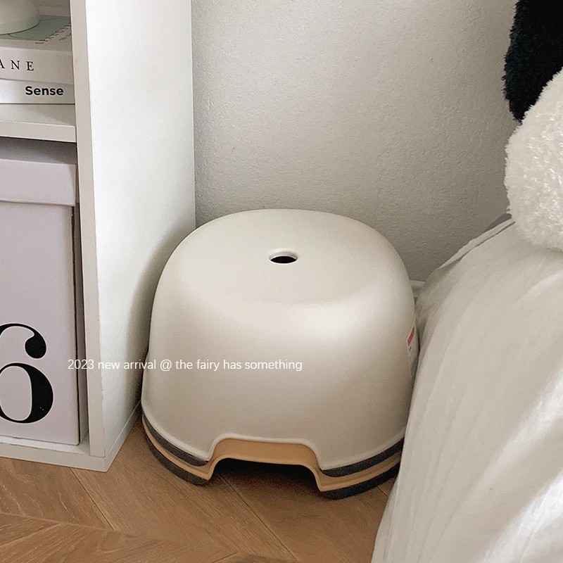 简约小凳子家用小型塑料加厚结实换鞋凳可叠放矮凳客厅茶几板凳