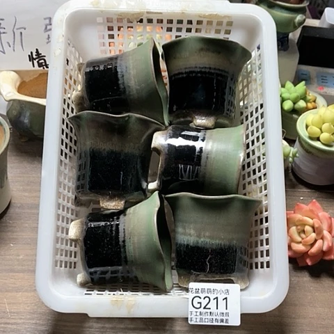 紫砂花盆211微瑕品口径7厘米左右的时间