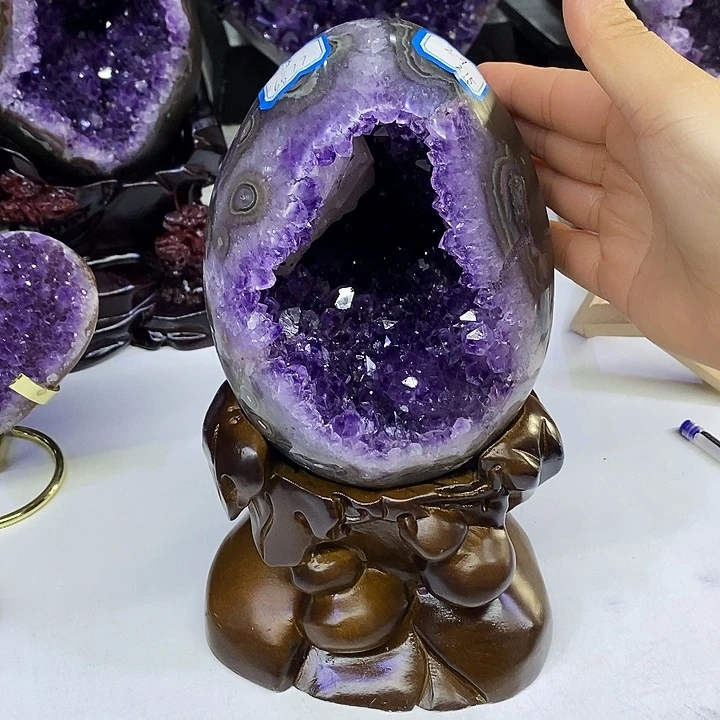 摆件未镶嵌紫晶莹