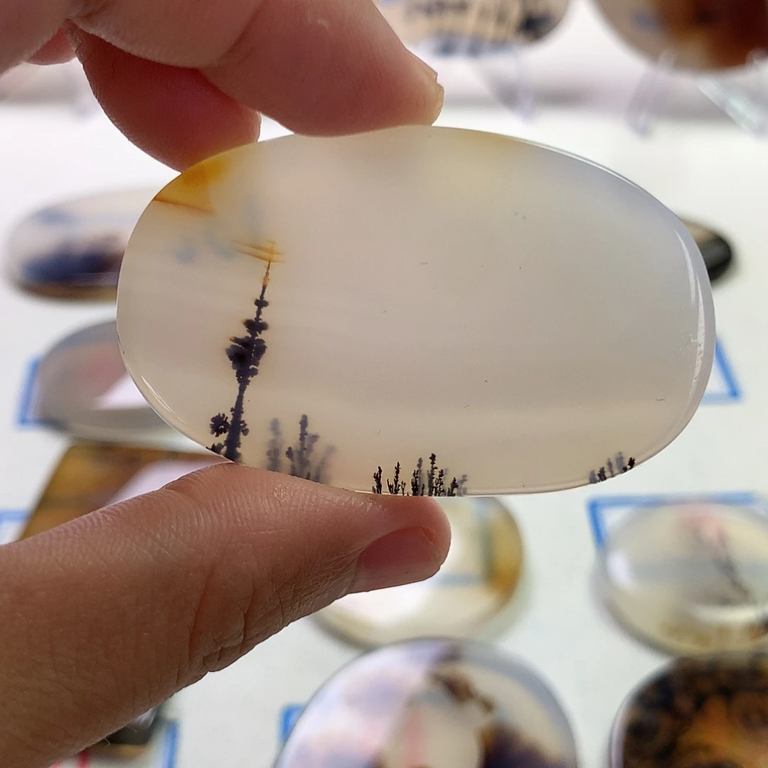 未镶嵌玛瑙/玉髓珠宝半成品