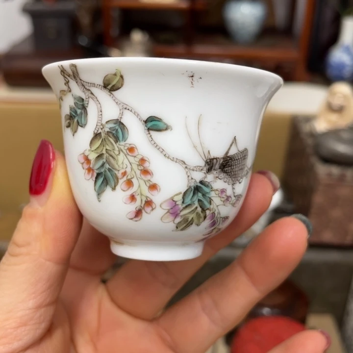 瓷中古工艺品摆件