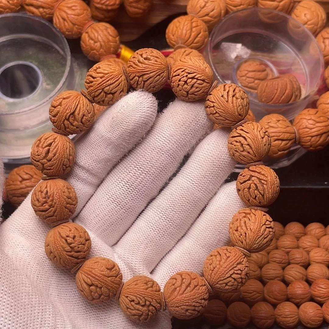 手串桃核绣球手串1.5