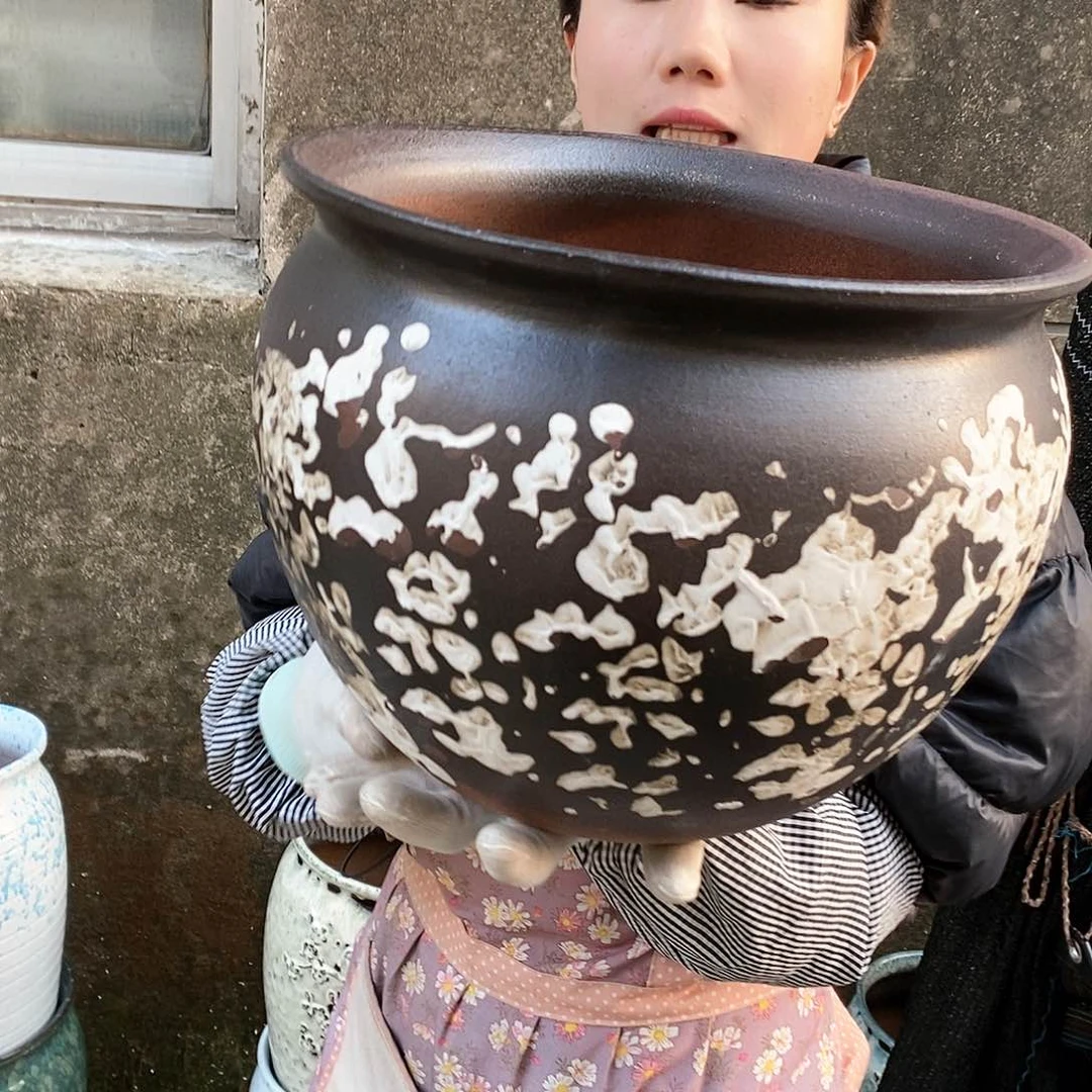 紫砂花盆正品口30高24