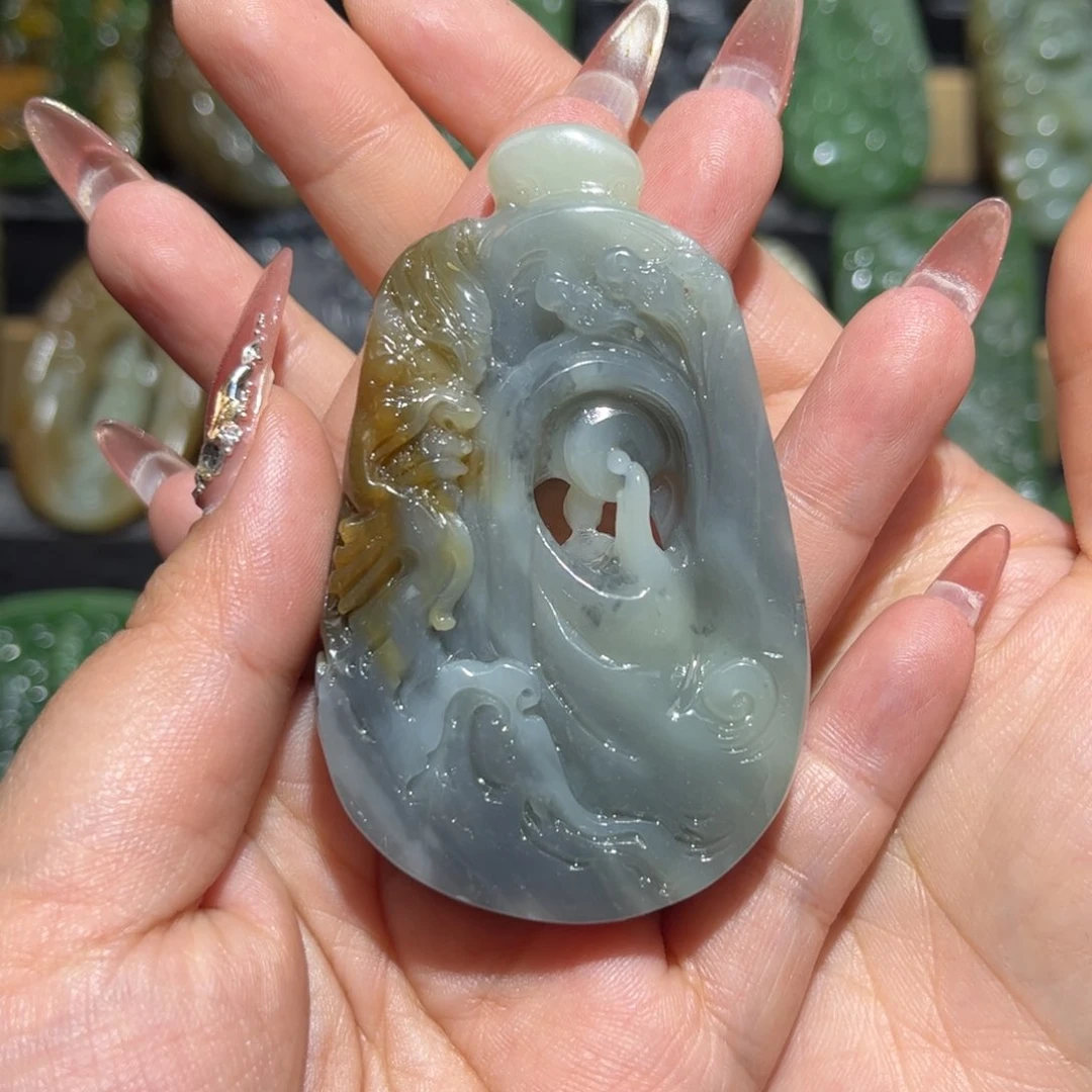 和田玉挂件未镶嵌