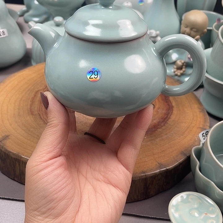 瓷片手工壶大壶300