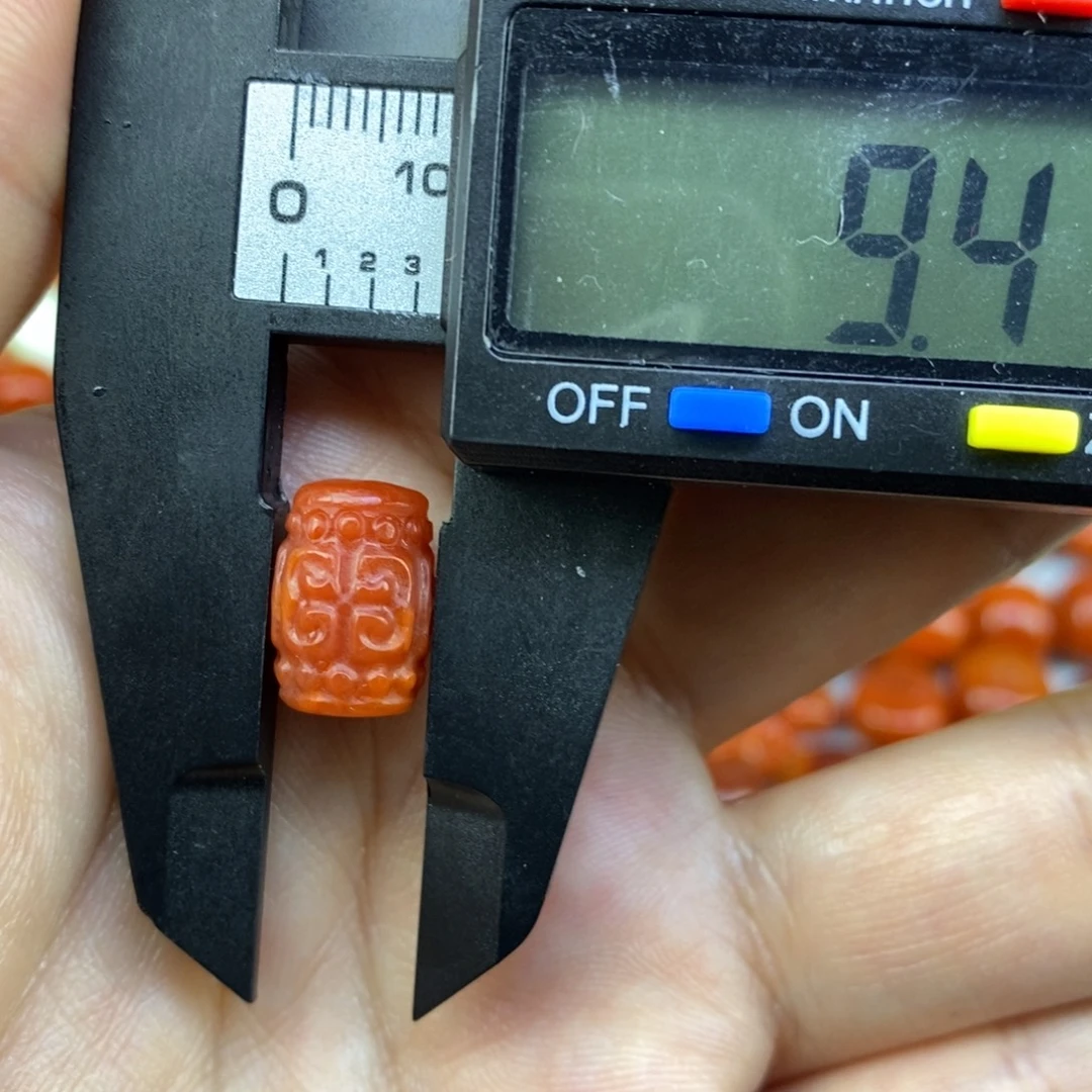 南红玛瑙未镶嵌单珠9mm