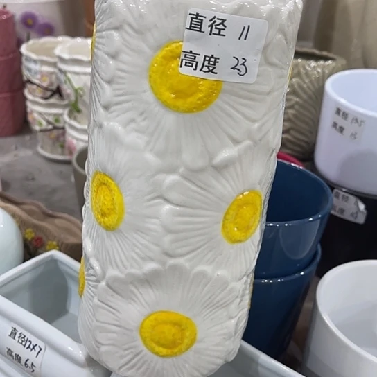 多肉绿植陶瓷花盆9.9包邮，有孔