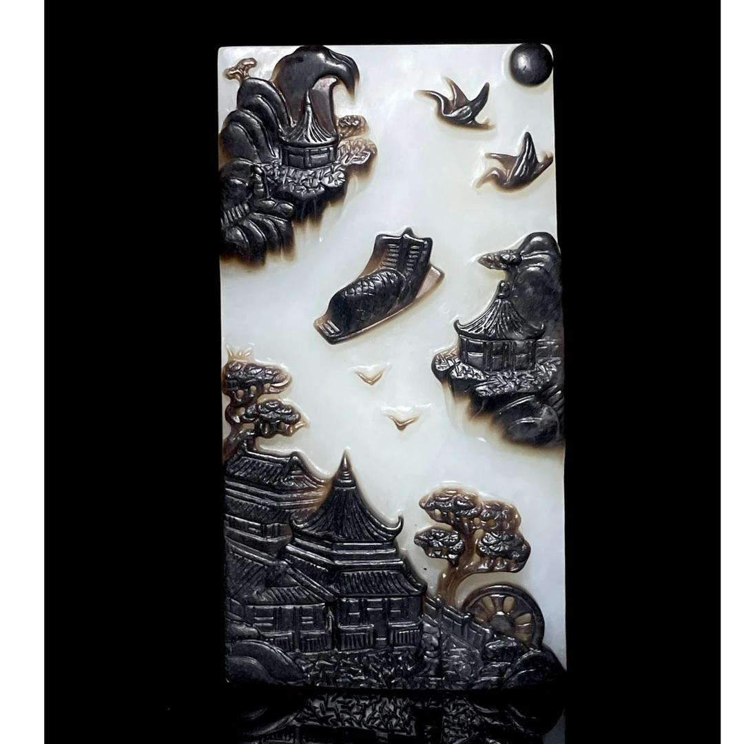 2625-云水山景   和田玉