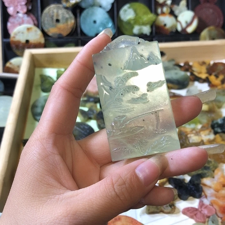 未镶嵌岫玉岫玉挂件