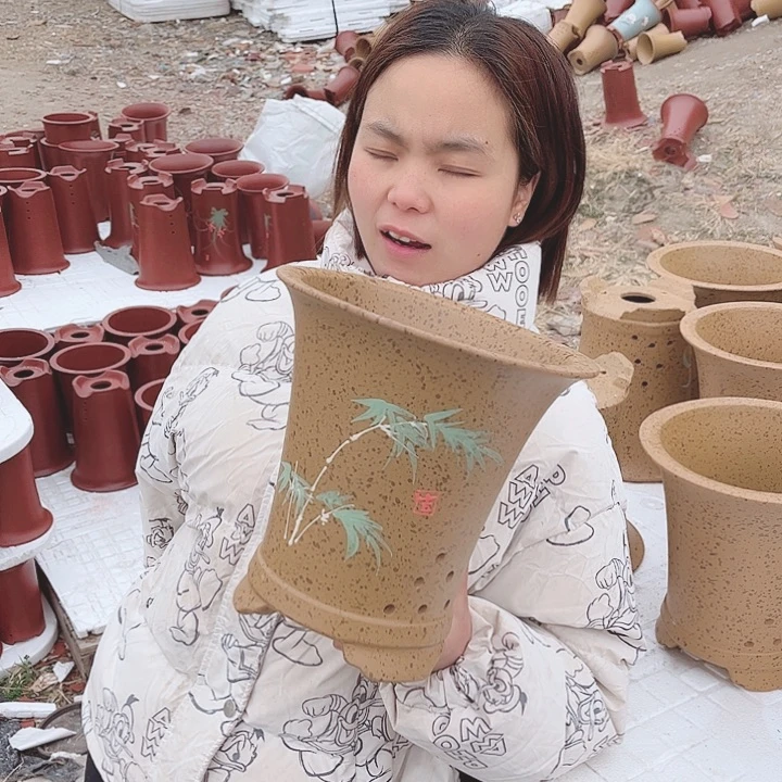 紫砂花盆宜兴紫砂花盆