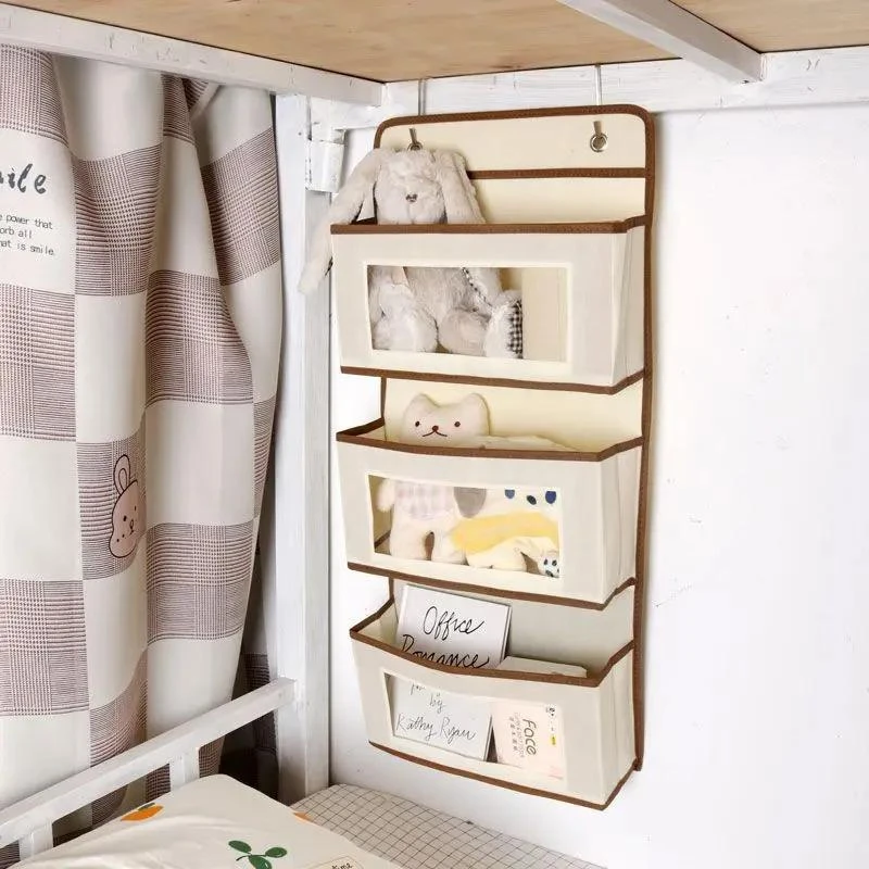 日式学生宿舍好物上铺下铺床头收纳挂袋寝室床上悬挂式挂钩置物架