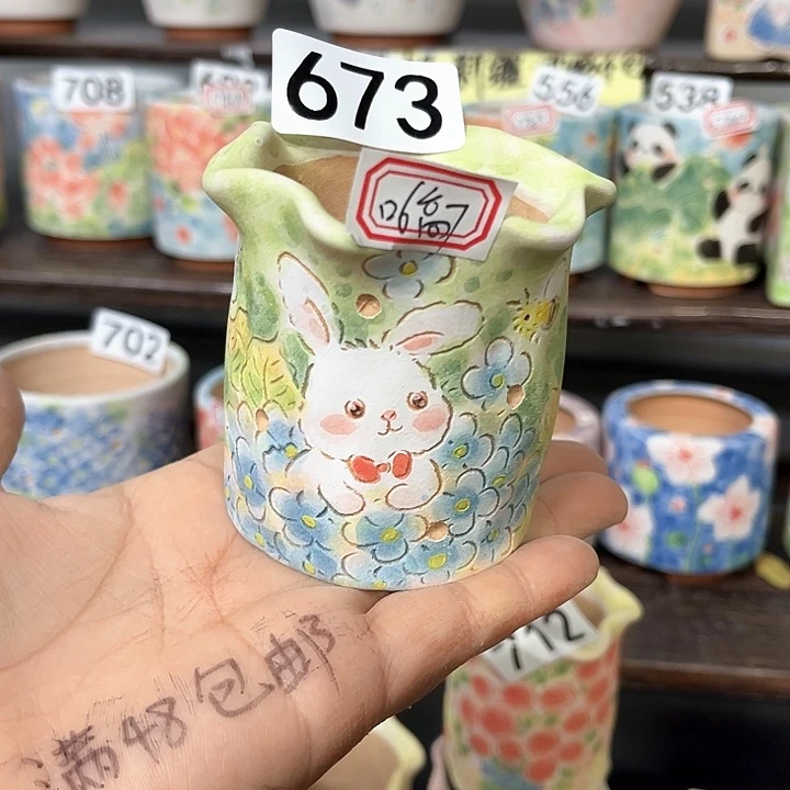 手工制作多肉花盆